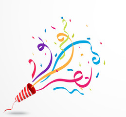 Exploding party popper