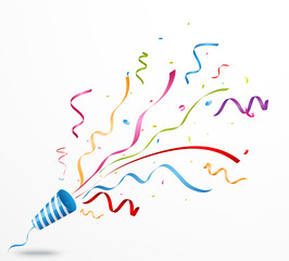 Exploding party popper