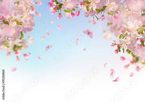 Dekoracja na wymiar  wiosenny-kwiat-wisni