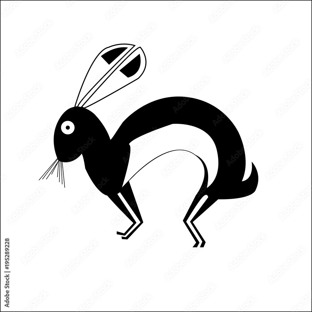 Rabbit. Ethnic patterns of Native Americans: the Aztec, Inca, Maya ...