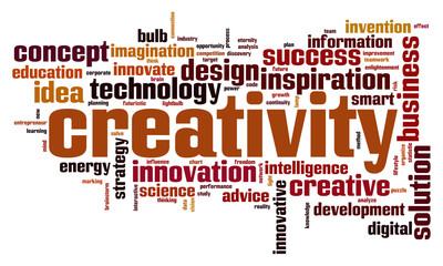 Creativity word cloud
