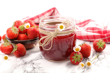 Sticker - delicious strawberry jam