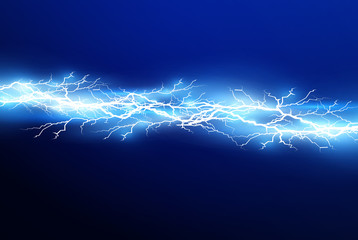 Wall Mural - a set of lightning magic and bright light effects. vector illustration. discharge electric current. 