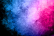 © Pattadis - Abstract multicolored smoke on black background. Abstract bright colorful smoke on background. Color clouds.