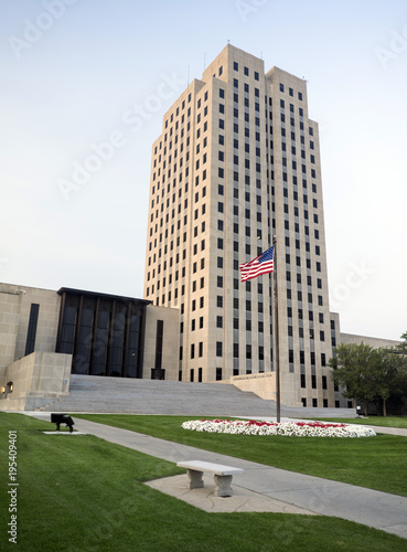Fotomural North Dakota State Capital Building Bismarck ND USA