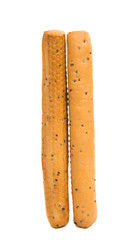 Sticker - salted bread stick isolated