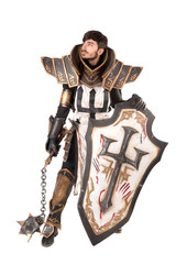 Wall Mural - Man with knight costume