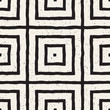 © Samolevsky - Hand drawn seamless repeating pattern with lines tiling. Grungy freehand background texture.