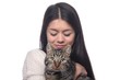 © Djomas - Asian woman with a cat