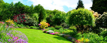 Beautiful Garden Panorama