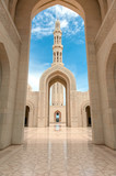 Fototapeta  - wejście do meczetu, Grand Mosque, Muscat, Oman
