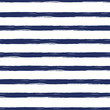 Seamless nautical pattern with hand painted brush strokes, striped background.