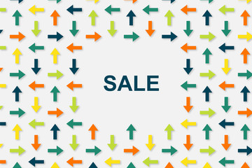 Poster - Wallpaper Pfeile - SALE