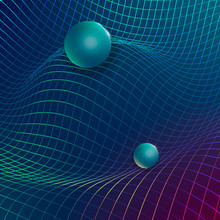 Gravitational Waves Concept.