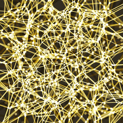 Wall Mural - lattice structure. science or technology background. graphic design. 3d grid surface. abstract vecto