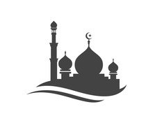 Mosque Icon Vector Illustration