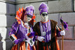Frauen im  Karnevalskostüm, Karneval in Venedig, Italien, Europa