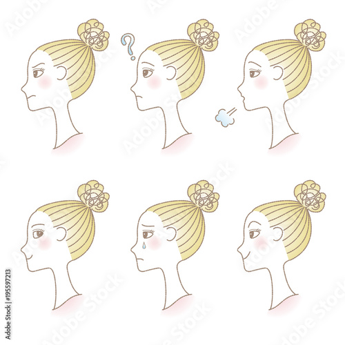 いろいろな表情をするシニヨンヘアの女性の横顔 Buy This Stock Vector And Explore Similar Vectors At Adobe Stock Adobe Stock いろいろな表情をするシニヨンヘアの女性の横顔 Buy This Stock Vector And Explore Similar Vectors At Adobe Stock Adobe Stock