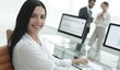 © ASDF - close-up of a work desk in a modern office. business concept.