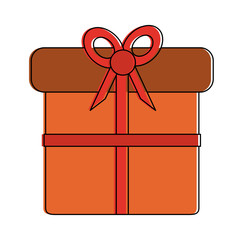 Gift box symbol vector illustration graphic design