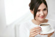 © puhhha - Beautiful Woman With Cup Of Coffee.