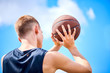 © fox17 - male playing basketball outdoor
