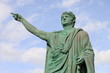 Statue of Neron in Anzio. Rome, Italy