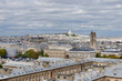 Autumn Paris Panorama, overlooking the roof of the Cathedral of Our Lady of Paris