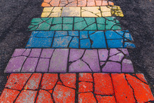 Colorful Tile Path
