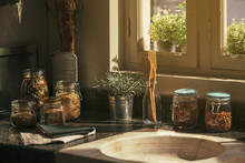 Vintage Kitchen In The Morning Light