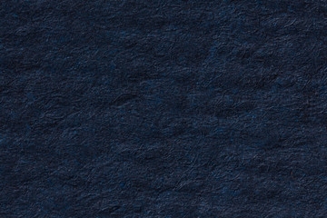 Canvas Print - Dark blue crumpled paper background.