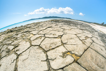 Wall Mural - tatami ishi rocks auf kumejima, okinawa, japan