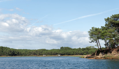 Wall Mural - Le Crac'h rivière côtière du Morbihan