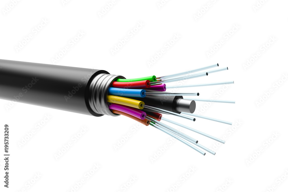 Fiber Optic Cable - obrazy, fototapety, plakaty 