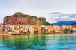 © Roman Babakin - Cityscape of Cefalu old town and Mediterranean Sea Sicily