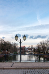  Blick auf eine Laterne in Merseburg