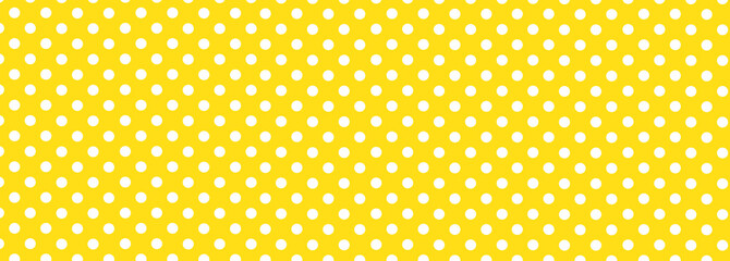 Wall Mural - Yellow Polka Dot Background