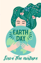 Earth Day. Vector Design For Card, Poster, Banner, Flyer.