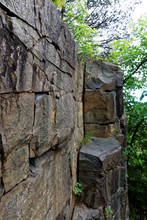 Stone Wall In Taylors Falls, MN