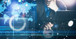 © Rymden - Businessman analysing the data