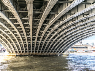 Image Of Under Bridge Pattern , Shot From London Borough Of Southwark