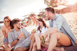 © ivanko80 - Happy young friends having fun on the beach