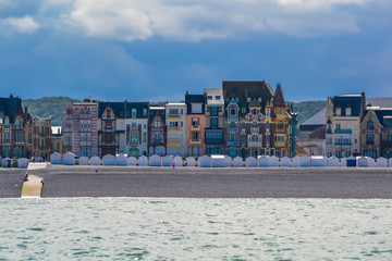 Wall Mural - Le Tréport, côte d'albâtre, Normandie, France.