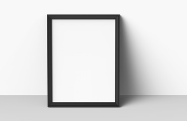 Blank picture frame mockup