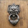 Devil head door knocker
