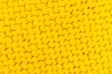 Wall Mural - texture knitting for yellow color