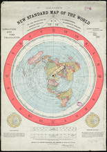 Gleason's New Standard Map Of The World - Flat Earth Map