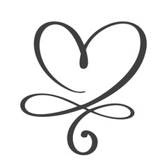 heart love sign forever. infinity romantic symbol linked, join, passion and wedding. template for t 