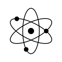 science icon,atom symbol vector