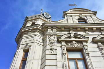 Poster - historic buildings in Brno town,capital city of moravian part of Czech republic